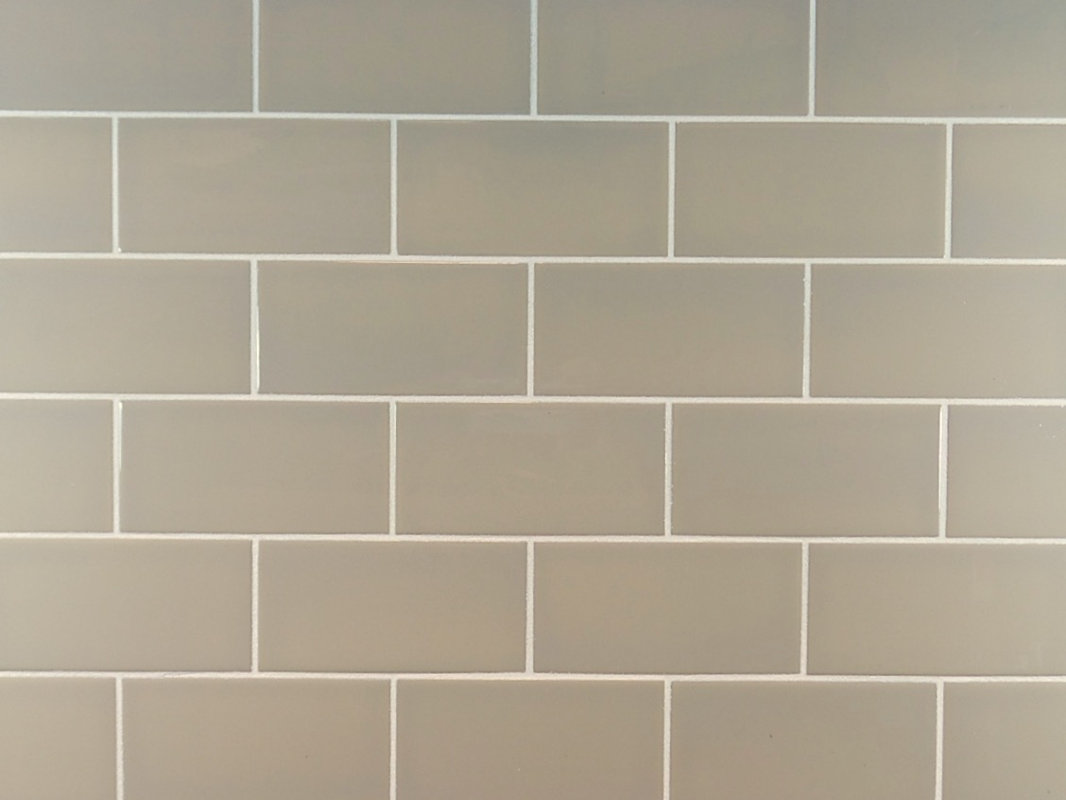 Mulia Tile Classic 3" x 6" Ceramic Subway Tile in Light Taupe & Reviews